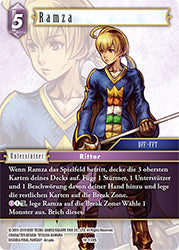 Final Fantasy Opus 10-138 S Ramza Blitz
