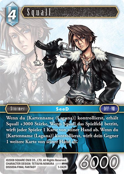 Final Fantasy Opus 1-042 R Squall Eis Wave 2