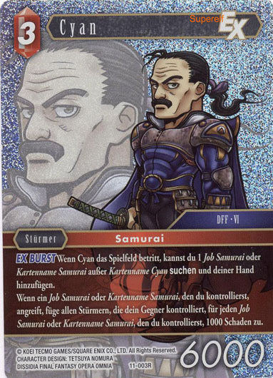 Final Fantasy Opus 11-003 R Cyan Feuer
