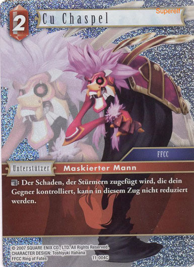 Final Fantasy Opus 11-004 C Cu Chaspel Feuer