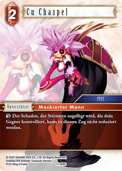 Final Fantasy Opus 11-004 C Cu Chaspel Feuer