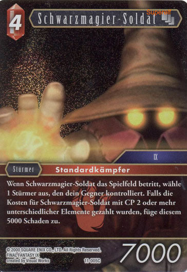 Final Fantasy Opus 11-005 C Schwarzmagier - Soldat Feuer