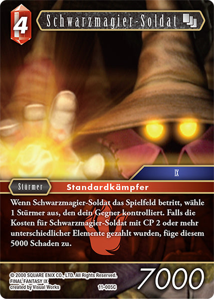 Final Fantasy Opus 11-005 C Schwarzmagier - Soldat Feuer