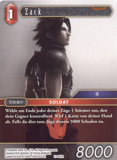 Final Fantasy Opus 11-007 R Zack Feuer
