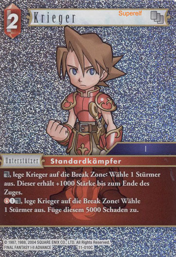 Final Fantasy Opus 11-010 C Krieger Feuer