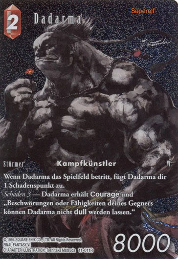 Final Fantasy Opus 11-011 R Dadarma Feuer
