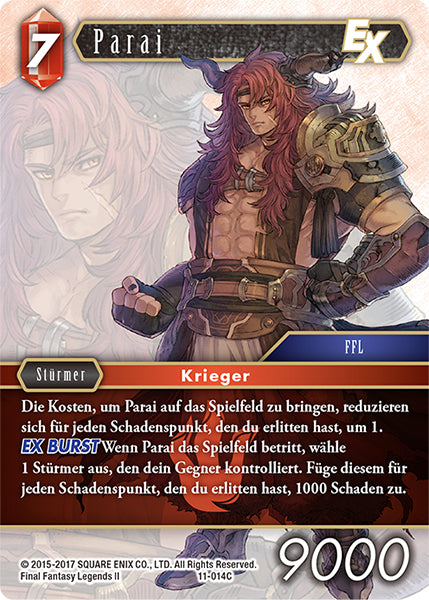 Final Fantasy Opus 11-014 C Parai Feuer