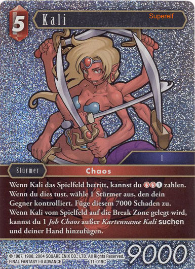 Final Fantasy Opus 11-019 C Kali Feuer