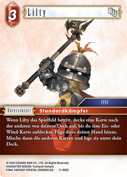 Final Fantasy Opus 11-020 C Lilty Feuer