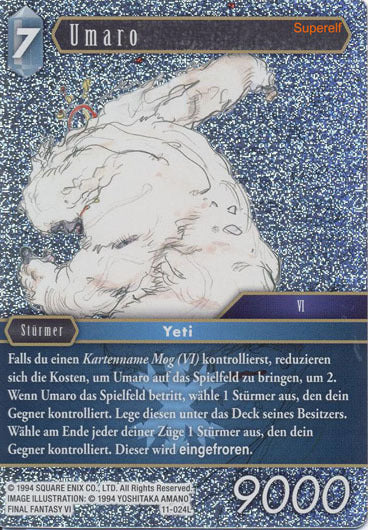 Final Fantasy Opus 11-024 L Umaro Eis