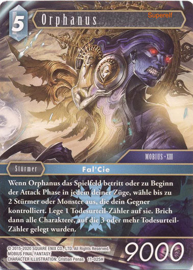 Final Fantasy Opus 11-025 H Orphanus Eis