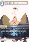 Final Fantasy Opus 11-026 H Cid aus Gestahl Eis