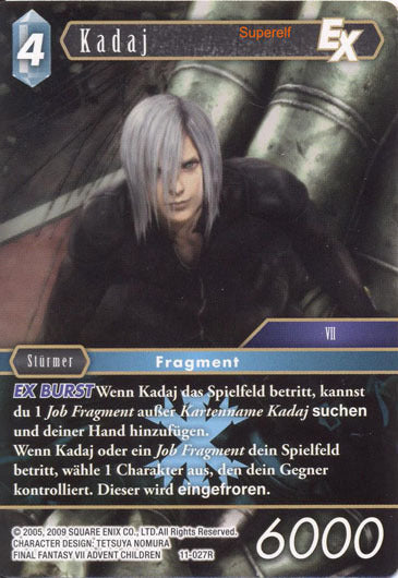 Final Fantasy Opus 11-027 R Kadaj Eis