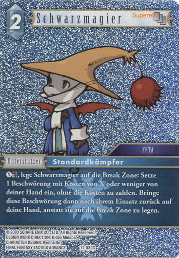 Final Fantasy Opus 11-032 C Schwarzmagier Eis