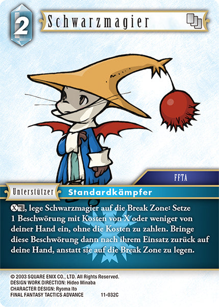 Final Fantasy Opus 11-032 C Schwarzmagier Eis