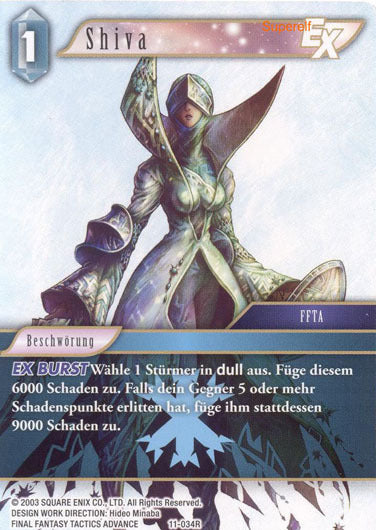 Final Fantasy Opus 11-034 R Shiva Eis