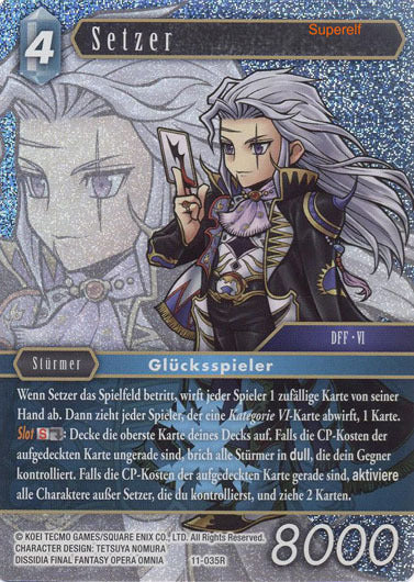 Final Fantasy Opus 11-035 R Setzer Eis
