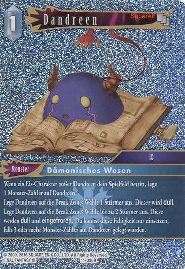 Final Fantasy Opus 11-036 R Dandreen Eis