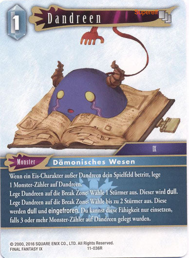 Final Fantasy Opus 11-036 R Dandreen Eis