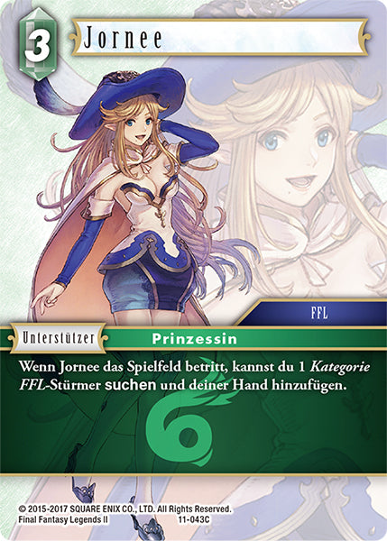 Final Fantasy Opus 11-043 C Jornee Wind