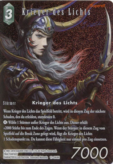 Final Fantasy Opus 11-044 H Krieger des Lichts Wind