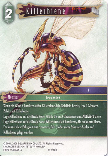 Final Fantasy Opus 11-046 R Killerbiene Wind