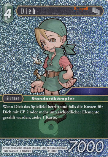 Final Fantasy Opus 11-048 C Dieb Wind