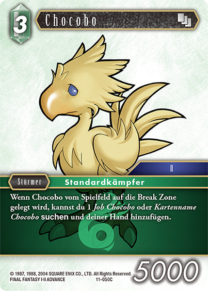 Final Fantasy Opus 11-050 C Chocobo Wind