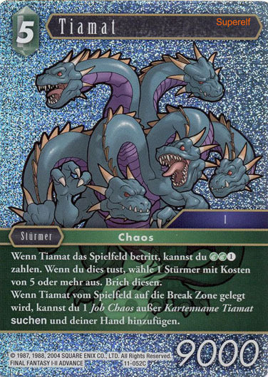 Final Fantasy Opus 11-052 C Tiamat Wind