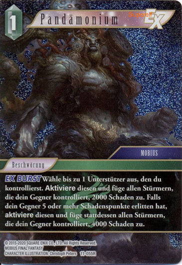 Final Fantasy Opus 11-055 R Pandämonium Wind