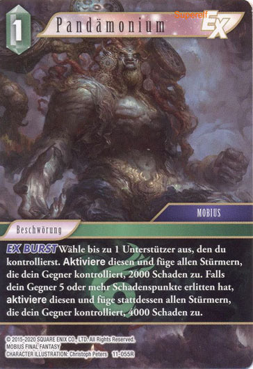 Final Fantasy Opus 11-055 R Pandämonium Wind