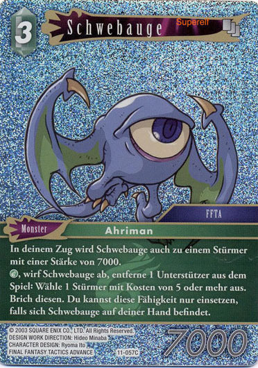 Final Fantasy Opus 11-057 C Schwebauge Wind