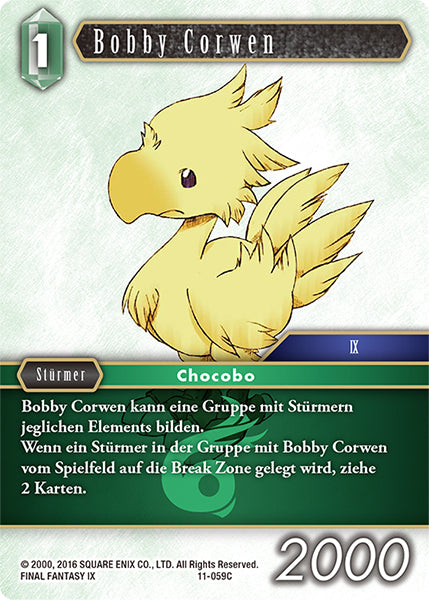 Final Fantasy Opus 11-059 C Bobby Corwen Wind