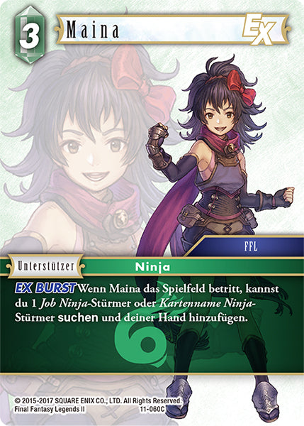 Final Fantasy Opus 11-060 C Maina Wind