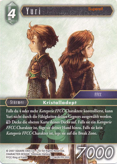 Final Fantasy Opus 11-062 R Yuri Wind