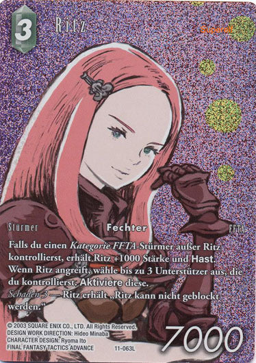 Final Fantasy Opus 11-063 L Ritz Wind
