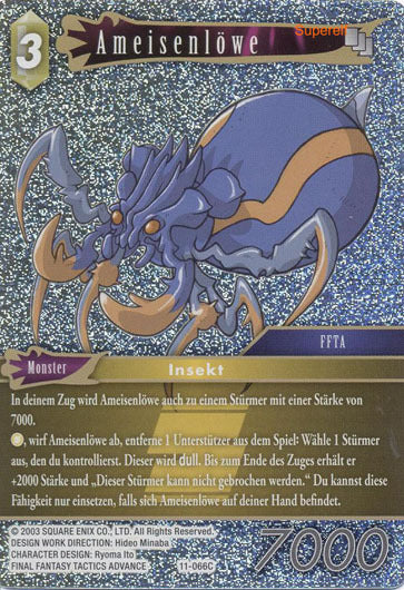 Final Fantasy Opus 11-066 C Ameisenlöwe Erde