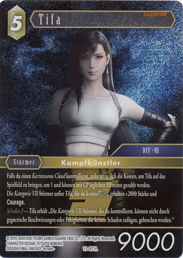 Final Fantasy Opus 11-071 L Tifa Erde