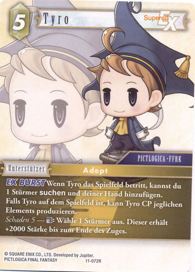 Final Fantasy Opus 11-072 R Tyro Erde