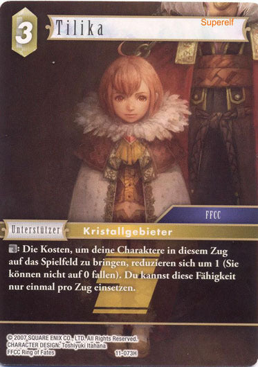 Final Fantasy Opus 11-073 H Tilika Erde