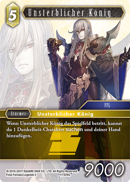 Final Fantasy Opus 11-076 C Unsterblicher König Erde
