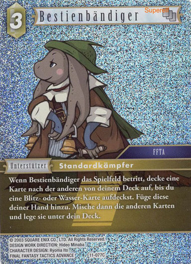 Final Fantasy Opus 11-077 C Bestienbändiger Erde