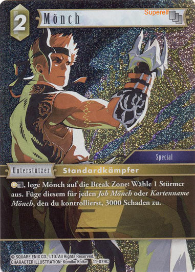 Final Fantasy Opus 11-079 C Mönch Erde