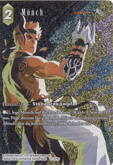 Final Fantasy Opus 11-079 C Mönch Erde