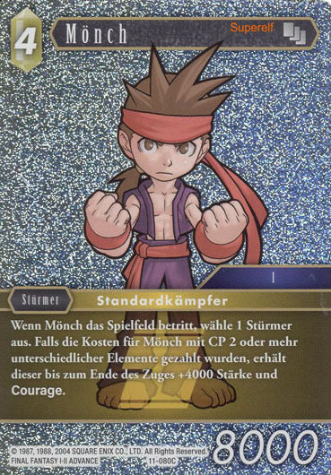 Final Fantasy Opus 11-080 C Mönch Erde