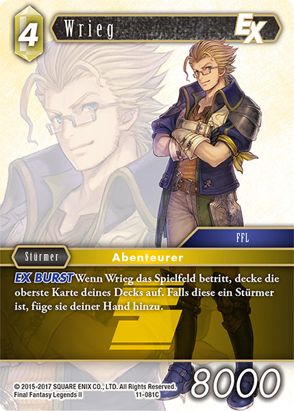 Final Fantasy Opus 11-081 C Wrieg Erde