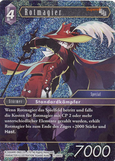 Final Fantasy Opus 11-085 C Rotmagier Blitz