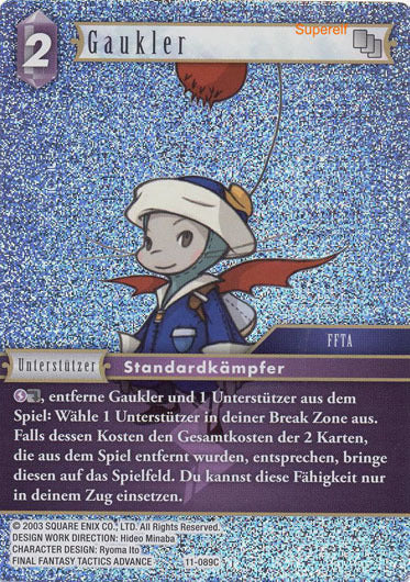 Final Fantasy Opus 11-089 C Gaukler Blitz