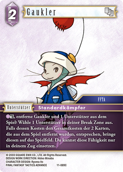 Final Fantasy Opus 11-089 C Gaukler Blitz