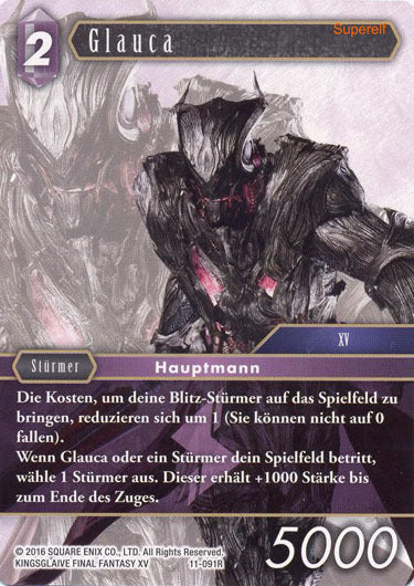 Final Fantasy Opus 11-091 R Glauca Blitz